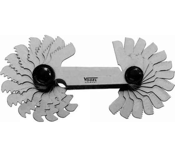 Набор шаблонов резьбовых Vogel шаг 0.25..6.0 мм 471009 1