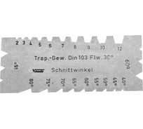 Шаблоны резьбовые Vogel для трапецивидной (2-12 мм) и упорной (40-80 градусов) резьбы 472006