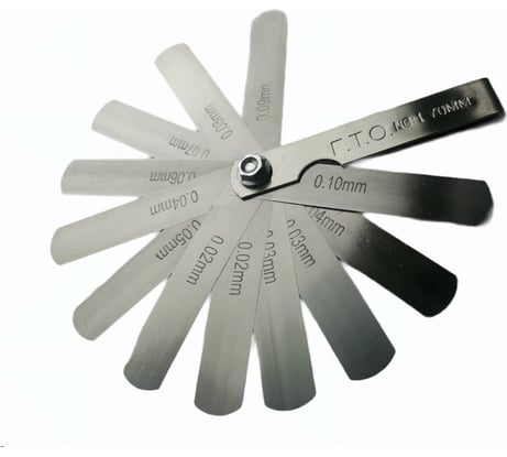 Набор щупов ГТО №1 70 мм, 0.02-0.1 мм, 12 пластин FG10700901
