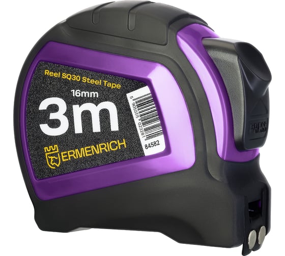 Рулетка Ermenrich (Эрменрих) Reel SQ30, фиолетовый 84582
