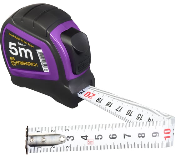 Рулетка Ermenrich (Эрменрих) Reel SQ50, фиолетовый 84583
