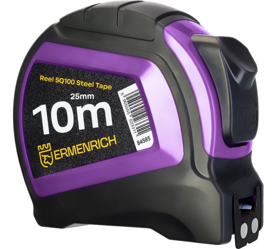 Рулетка Ermenrich (Эрменрих) Reel SQ100, фиолетовый 84585
