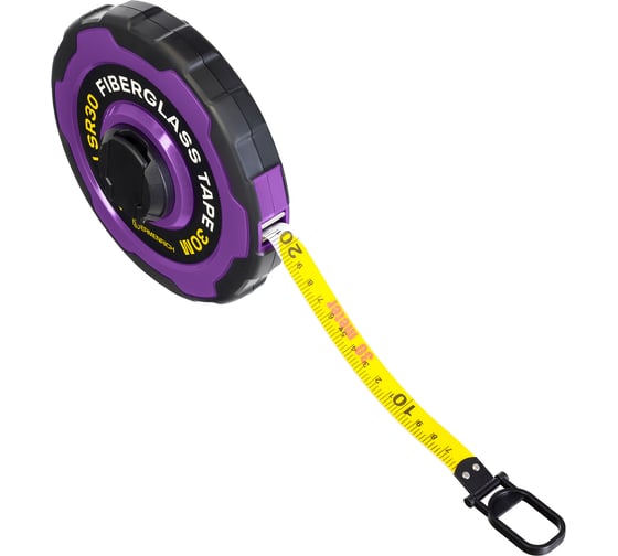 Рулетка Ermenrich (Эрменрих) Reel SR30, фиолетовый 84588