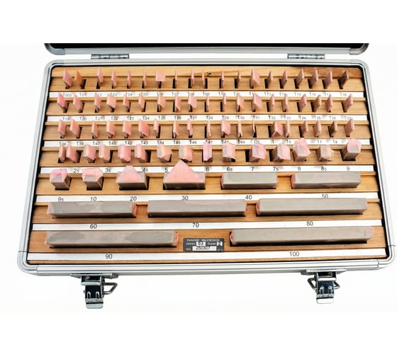 Меры длины концевые Диапазон, набор №3, кл.2, ГОСТ 9038-90 77-05