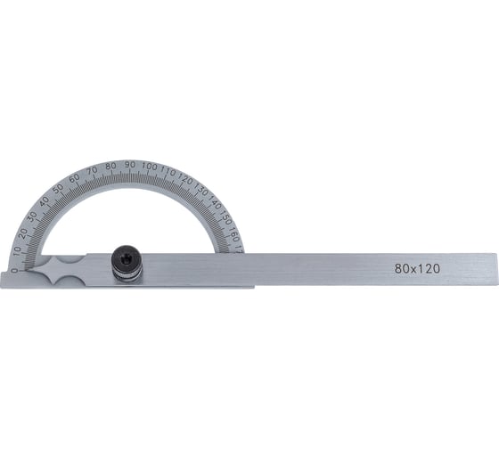 Угломер-транспортир Диапазон 80x120 мм 0 -180 1005-03