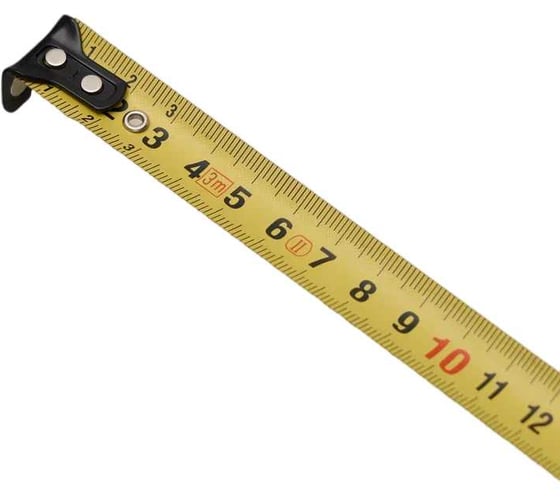 Рулетка измерительная ALUKOMTOOLS 5мх19мм, две кнопки фиксации АТ-РИ1519С