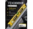 Уровень строительный магнитный ALUKOMTOOLS 600 мм, 3 колбы, зеркальный глазок АТ-УС603М 4