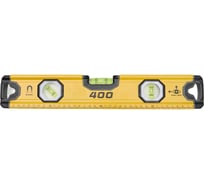 Уровень строительный магнитный ALUKOMTOOLS 400 мм, 3 колбы, зеркальный глазок АТ-УС403М