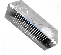 Трафарет-линейка по металлу для создания углов Vitatools 334 мм trafaret-lineyka-po-metallu-334mm