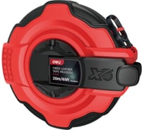 Мерная лента профессиональная DELI 20м х 14,5мм DL9920Y (ударопрочный корпус, полотно из стекловолокна и ПВХ, супербыстрое сматывание ленты) 178764