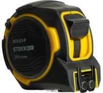 Рулетка STEKKER MTS-83-P 3 м х 16 мм, магнит, II класс точности, двухстороннее нанесение 50209