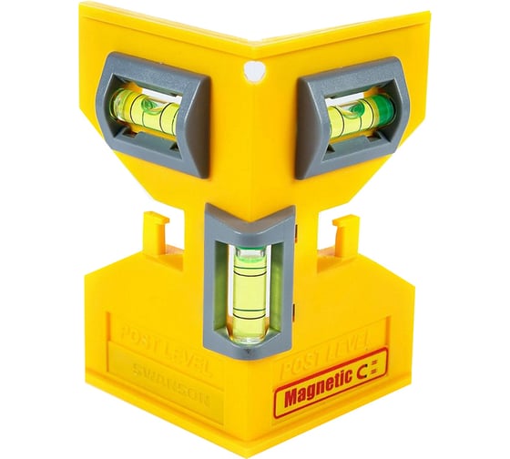 Плотницкий магнитный уровень Swanson Magnetic Post Level PL001M