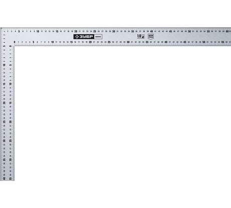 Цельнометаллический нержавеющий угольник ЗУБР Макс 600 х 400 мм 3434-61_z02