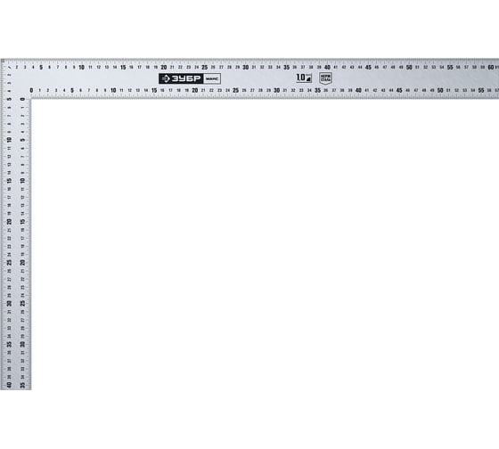 Цельнометаллический нержавеющий угольник ЗУБР Макс 600 х 400 мм 3434-61_z02 - выгодная цена, отзывы, характеристики, фото - купить в Москве и РФ