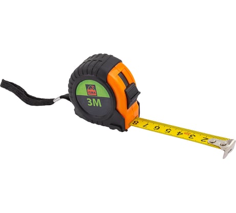 Рулетка измерительная ISMA 3 м, 12 мм (длина до излома ленты 1 м) ISMA-5096P312(45703)