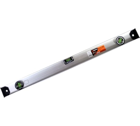 Алюминиевый уровень Вихрь Рельс, 800 мм, 3 глазка 1 поворотный 73/11/4/15