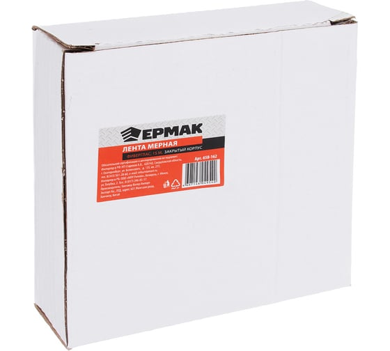 Мерная лента ЕРМАК фиберглас 15м, закрытый корпус 658-162