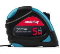 Рулетка измерительная Smartbuy 5мх19мм, прорезиненный корпус, эргономиченая форма, усиленный зацеп Tools SBT-MTP-519P5