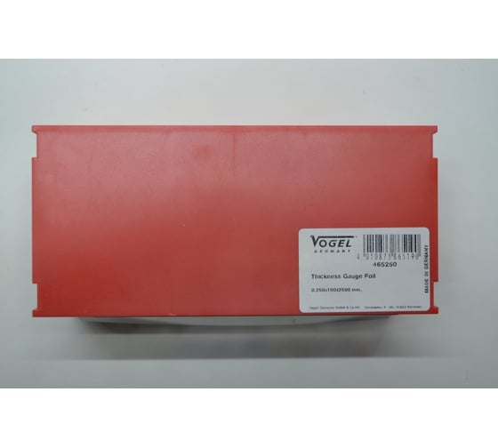 Щупы Vogel лентой 2500x150, толщина=0.250, нержавеющая сталь 465250 1