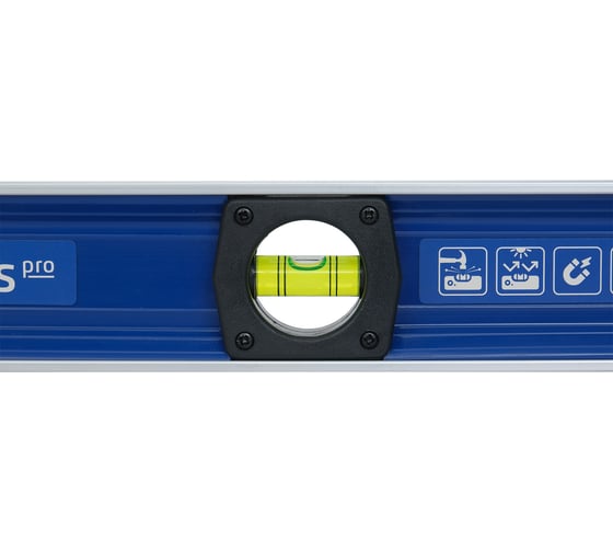 Уровень алюминиевый рельс Oasis Pro 600 мм, 3 глазка, магнитный 103040500024