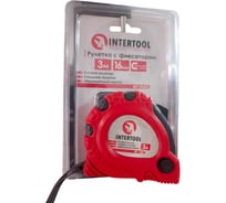 Рулетка с фиксатором INTERTOOL Супер Магнит blister 3 м х 16 мм MT-0303