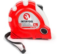 Рулетка с фиксатором INTERTOOL Супер Магнит blister 8 м х 25 мм MT-0308