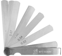 Набор щупов Эталон N1 100 мм, 0.02-0.1, с калибровкой 1037441