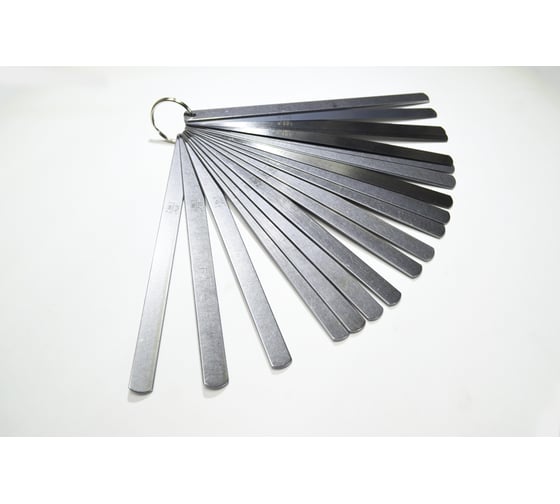 Щупы (набор) Vogel 0,10 ... 2,0 L=200 цил. через 0.1 закал.пруж.сталь 20 шт. 436208 1