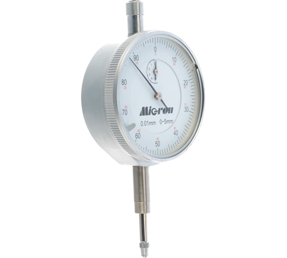 Индикатор часового типа Micron 0- 5 0.01 буш. ГРСИ 82404-21 с пов. 405850