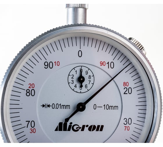Индикатор часового типа Micron 0-10 0.01 буш. ГРСИ 82404-21 с пов. 134068