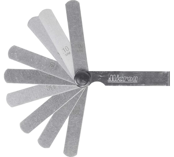 Набор щупов Micron N4 0,1-1 L 70 с калибровкой 134243