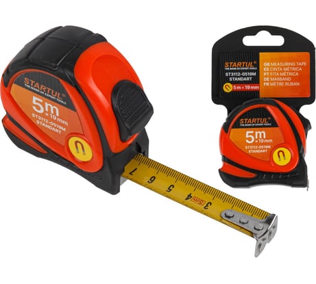 Рулетка STARTUL 5м/19мм STANDART ST3112-0519M