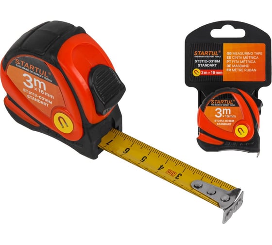 Рулетка STARTUL 3м/16мм STANDART ST3112-0316M 1