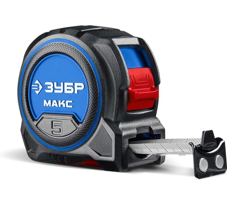Рулетка со сверхшироким полотном ЗУБР МАКС 5м х 27мм 34060-05-27