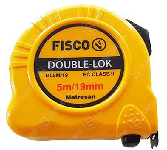 Рулетка SAMGRUPP Fisco Double-Lok (19 мм/ 5 м.) FIS-063100500