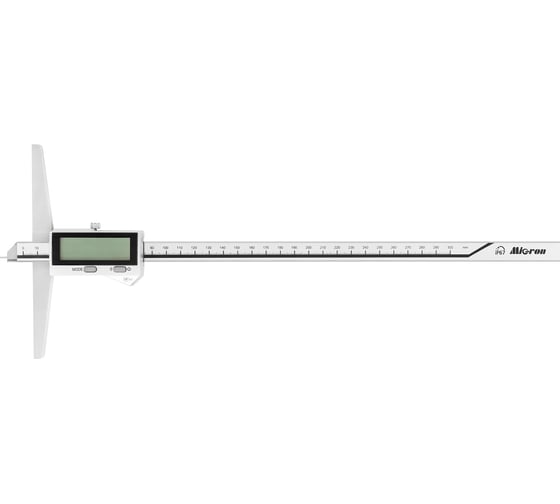 Штангенглубиномер Micron ШГЦ- 300 0.01 электр. ГРСИ 93125-24 IP67 с цилиндр. наконечником 1139363