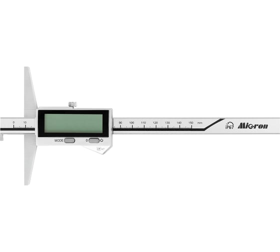 Штангенглубиномер Micron ШГЦ- 150 0.01 электр. ГРСИ 93125-24 IP67 с тол-м 1139352