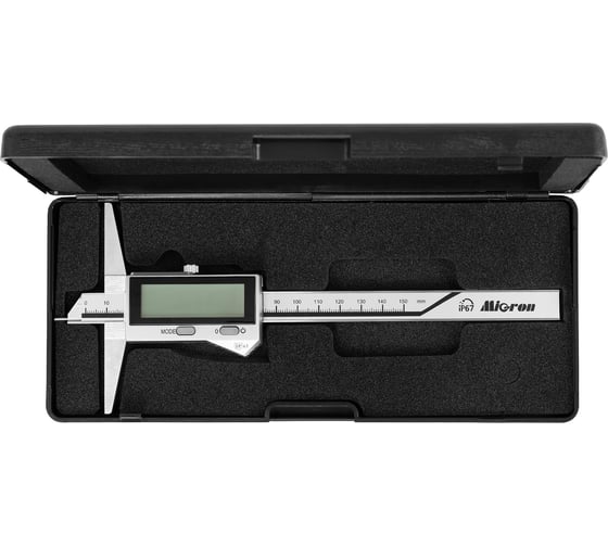 Штангенглубиномер Micron ШГЦ- 150 0.01 электр. ГРСИ 93125-24 IP67 с цилиндр. наконечником 1139361