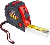 Рулетка AVS 7.5м х 25 мм, обрезиненный корпус, 3 фиксатора, зацеп с магнитом MT7525RM A40468S