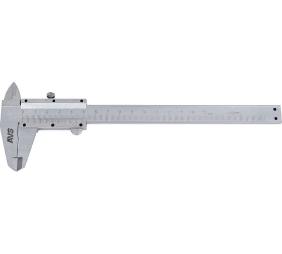 Штангенциркуль AVS 150 мм CLP-150, шаг 0.02 мм A40824S 1