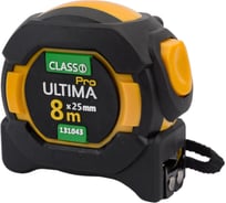 Рулетка ULTIMA 8 м х 25 мм, автоматическая фиксация, магнит, 131043