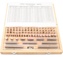 Наборы концевых мер длины TLX № 1, кл.точн.2 83 меры от 0,5 до 100мм ALDS 83 75652