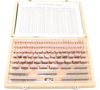 Наборы концевых мер длины TLX № 3, кл.точн.1 112 мер от 0,5 до 100мм ALDS 112 75651