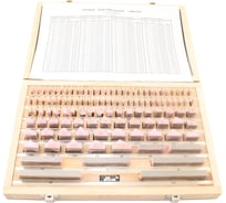 Наборы концевых мер длины TLX № 3, кл.точн.2 112 мер от 0,5 до 100мм ALDS 112 75654