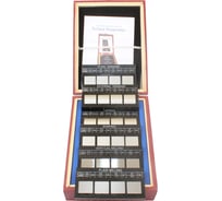 Набор образцов шероховатости поверхности TLX из 24-ти шт, Ra 0.1-6.3мкм 75676