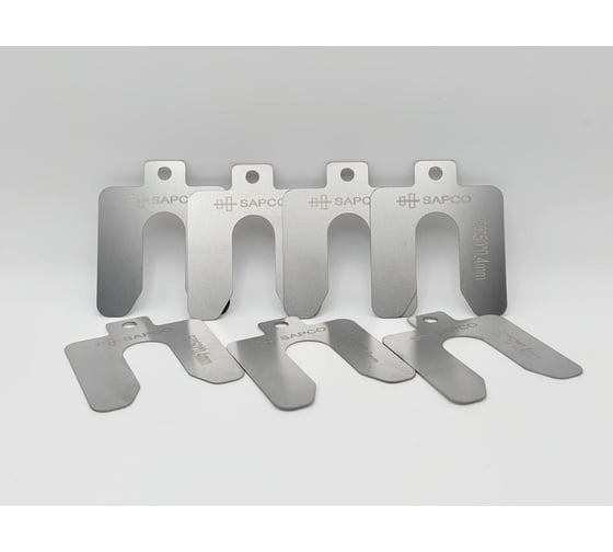 Пластина центровочная SAPCO Shims 50-050. Размер 50*50 мм, Толщина 0,50 мм, комплект 10 шт. sh001-024