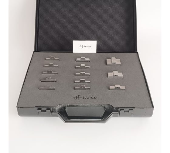Пластины центровочные SAPCO Shims 100-100. Размер: 100x100 мм. Толщины в мм: 0.05; 0.10; 0.20; 0.30; 0.40; 0.50; 0.70; 0.80; 1.0; 2.0 - по 10 шт. Всего 100 шт. Набор в ящике. sh002-031