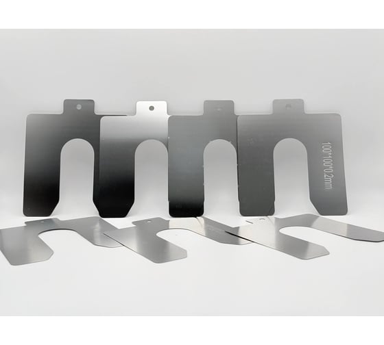 Пластина центровочная SAPCO Shims 100-300. Размер 100*100 мм, Толщина 3,00 мм, комплект 10 шт. sh001-062