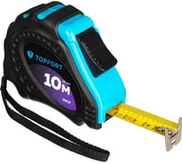 Рулетка TOPFORT 10мх25 мм с автостопом Prof 1990404