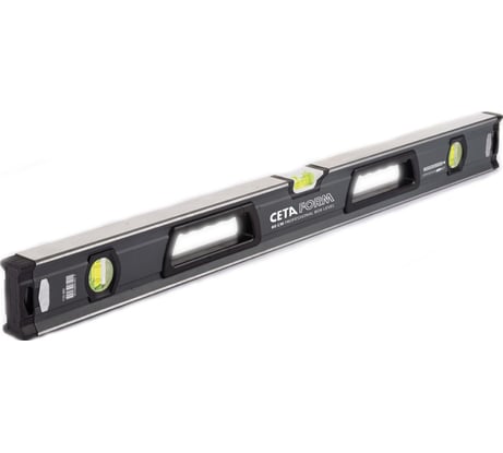 Строительный уровень Ceta Form 80 см прочный профиль ACCUVISION 3 глазка, P20-080